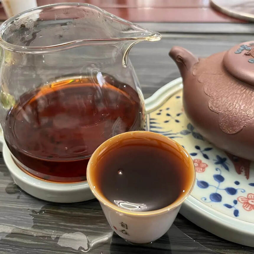 2019年老挝边境高杆茶发酵，高端熟茶。#茶生活#