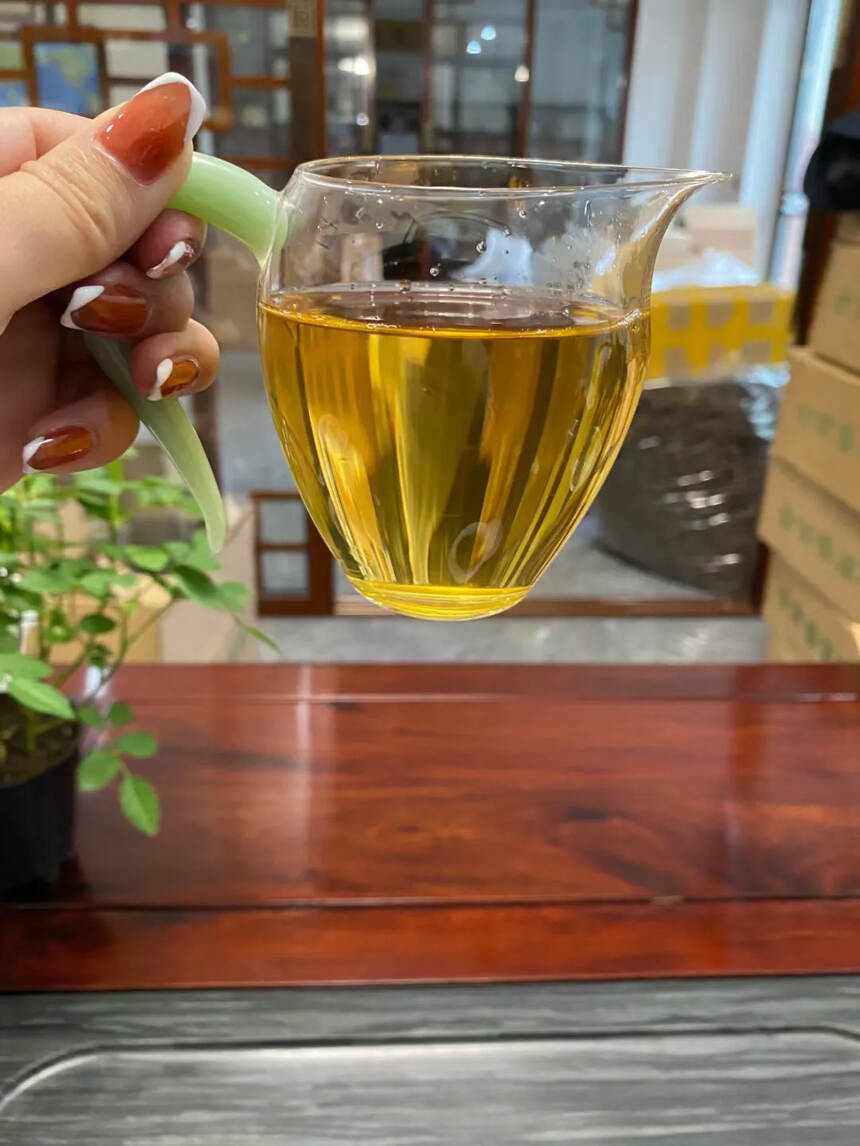 #普洱茶# 2021年勐宋保塘古树200克生茶，香甜
