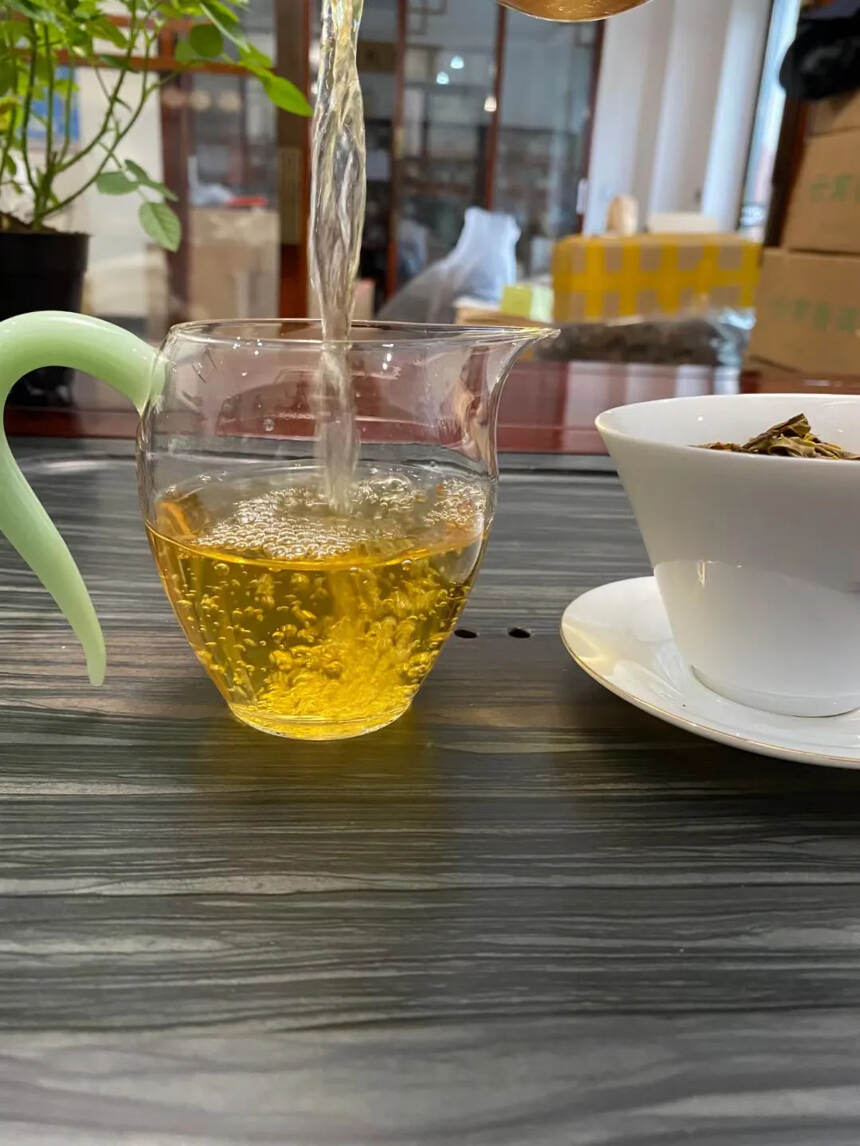 #普洱茶# 2021年勐宋保塘古树200克生茶，香甜