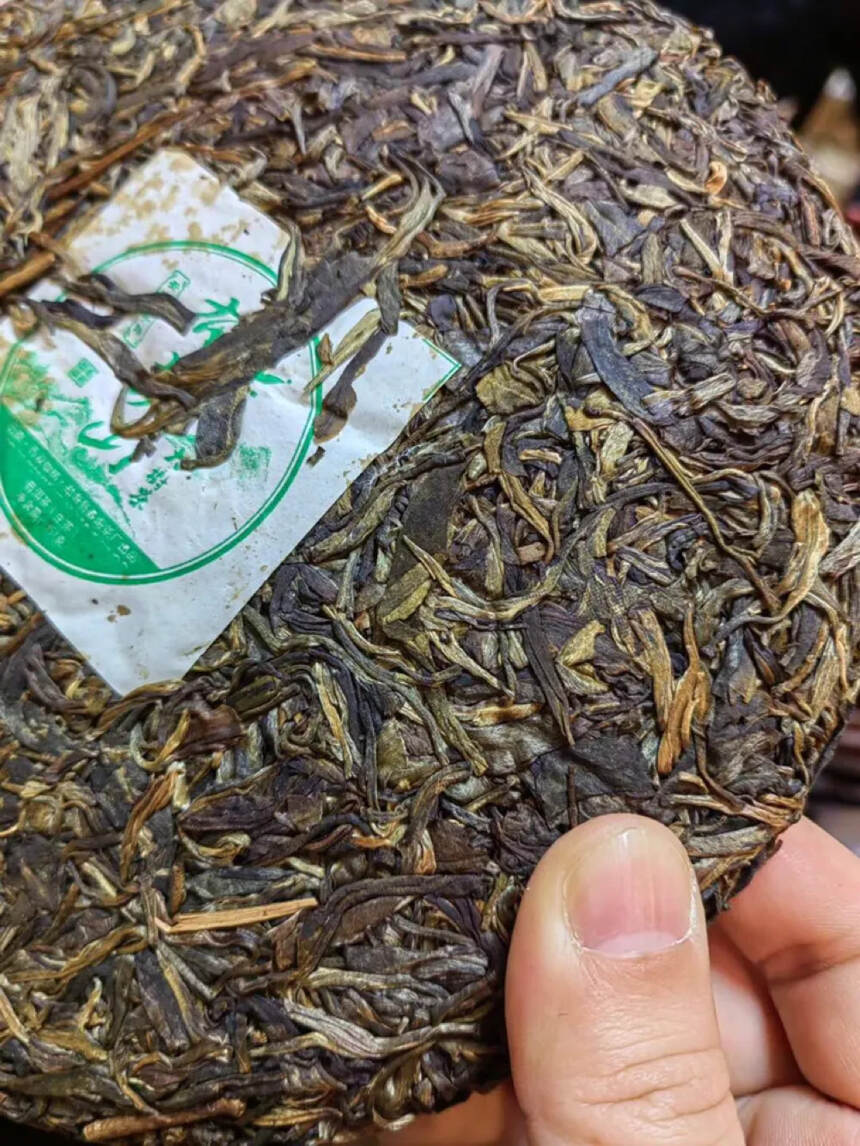 2013年春海茶厂布朗山大树茶，精选布朗山班章古树茶