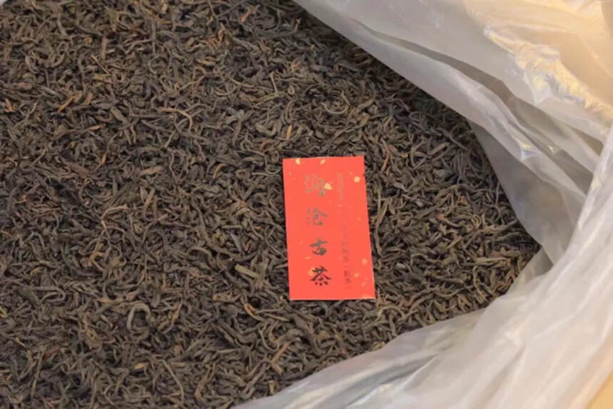 澜沧古茶2010年景迈三级古树散熟茶，原产地存放，2