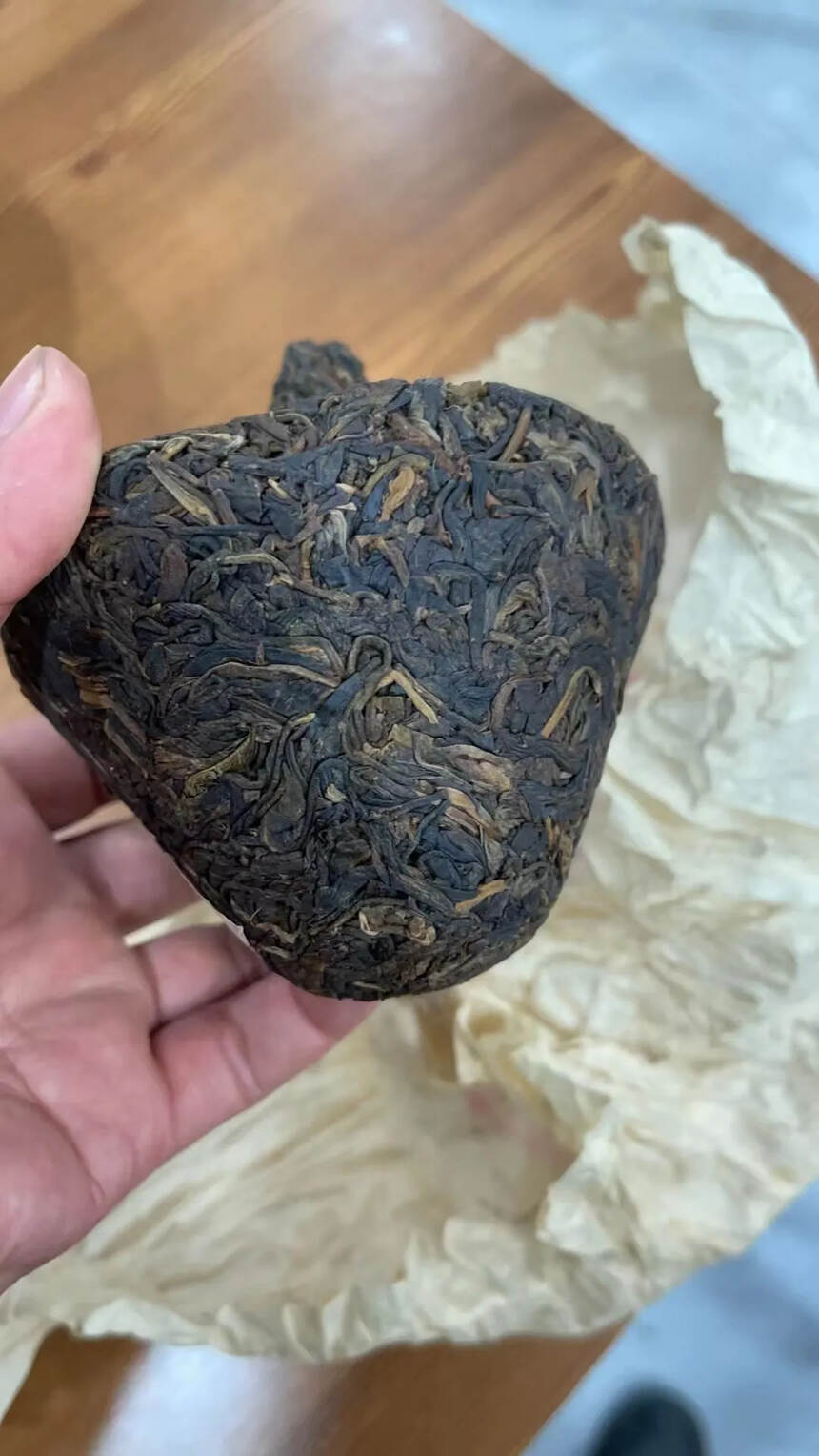 98年宋聘沱茶250克。点赞评论送茶样品尝。#普洱茶