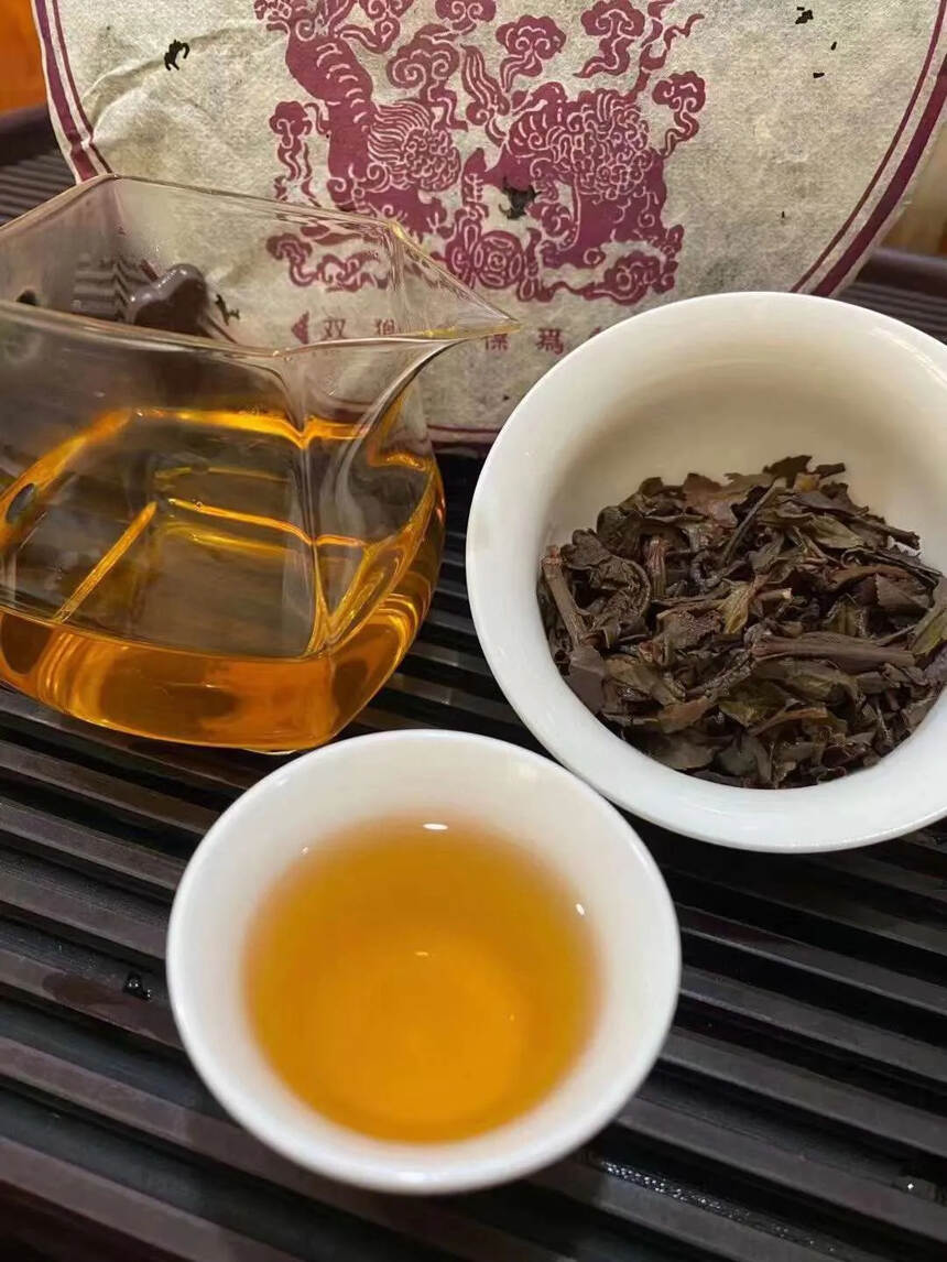 01年百年老字号双狮同庆
同庆号的茶于庚申年（192