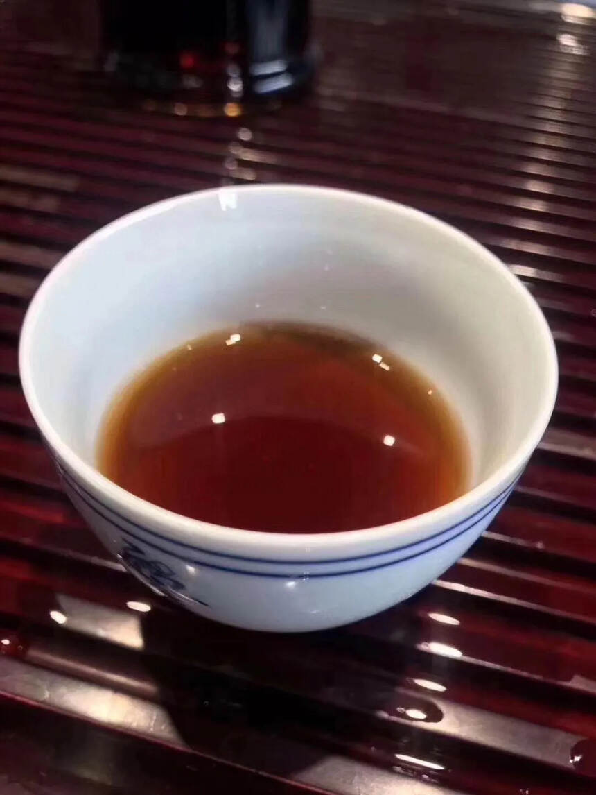 #普洱茶# 99年下关6533熟茶，二十年的转化。