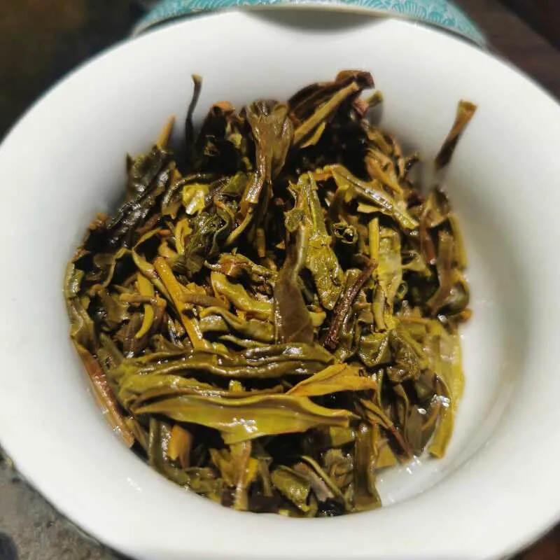 2015年冰岛竹篓茶，纯料生茶。#普洱茶# #茶生活