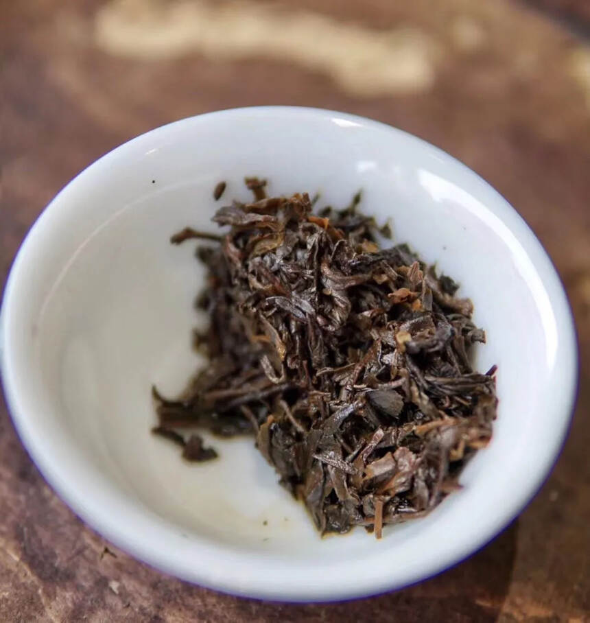 #普洱茶# 90年代水蓝印生茶！