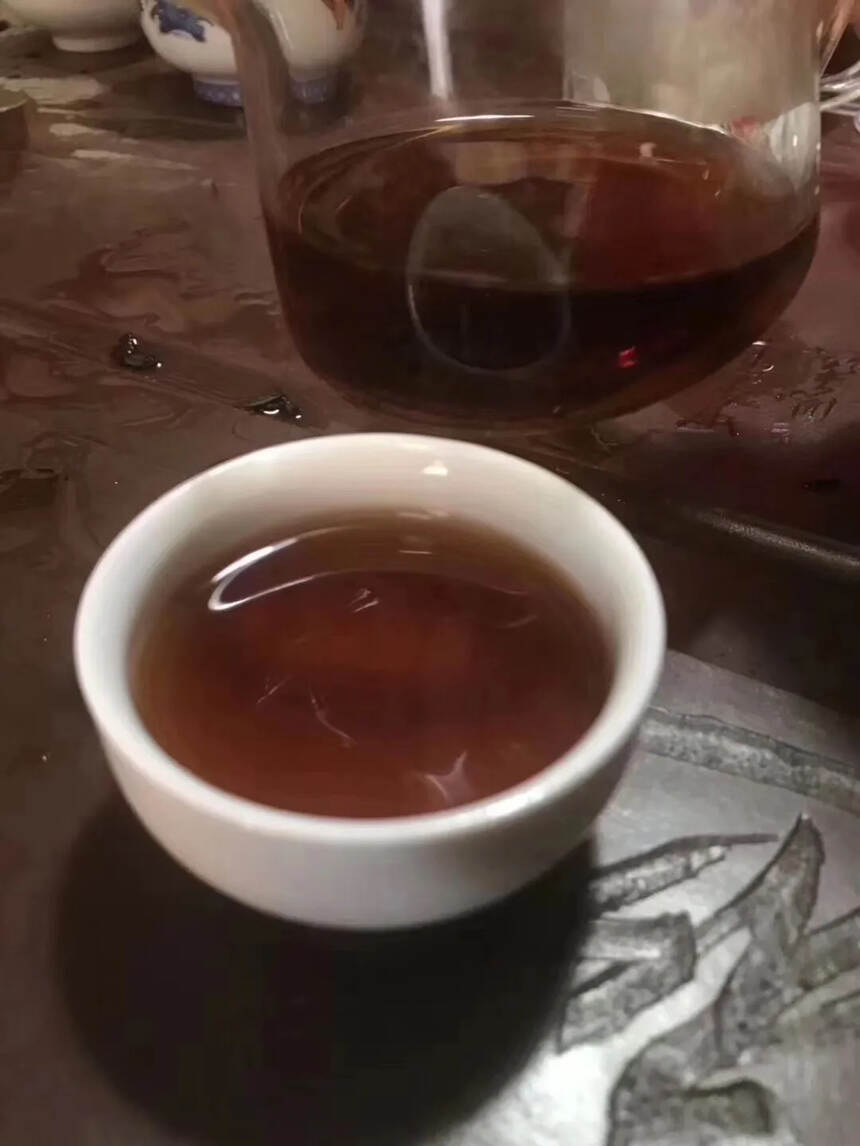 95年老熟茶，黄印熟茶，纯干仓#广州头条# #发现深