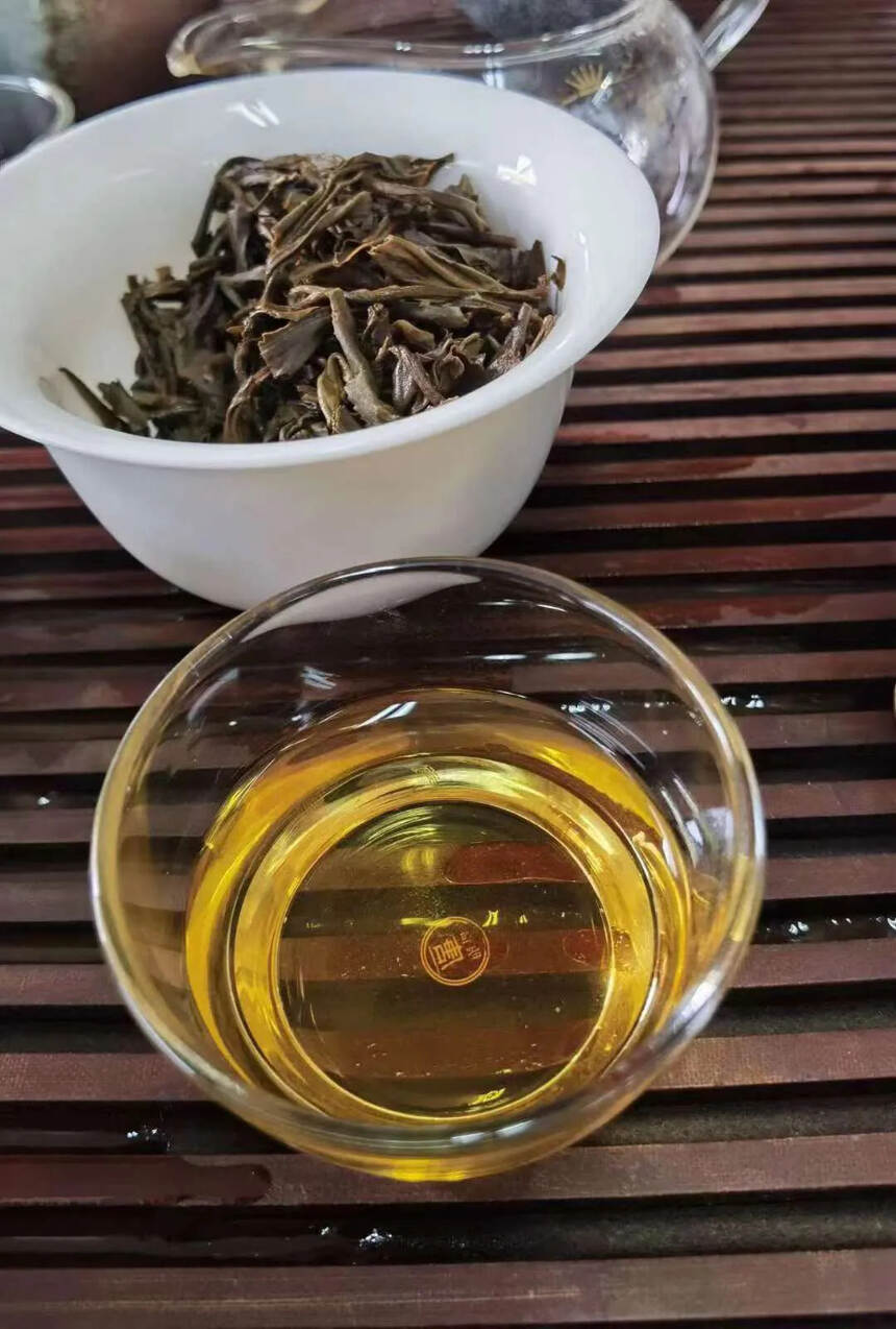 ??90年代中茶7542，ZYH，台商定制茶。汤水透