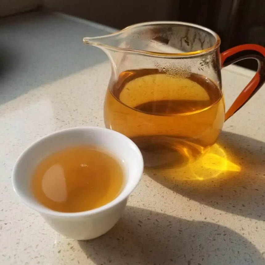 #普洱茶# 汤色透亮，滋味浓烈、厚实#茶生活#