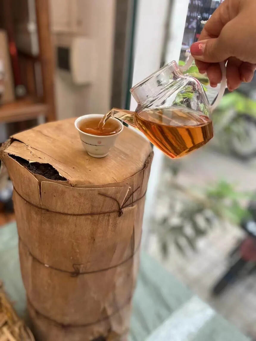 90年代永昌祥记號竹筒茶永昌祥記号唯一一款竹筒茶市面