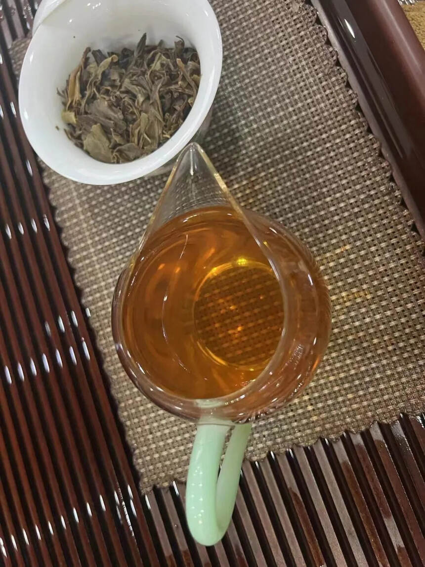 99年花园茶厂易武春尖，老生茶纯干仓，蜜香回甘#广州