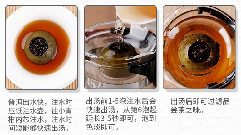 小青柑普洱茶怎么泡？小青柑普洱茶正确泡法