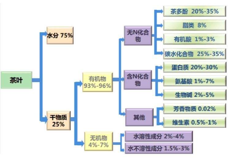 茶叶的主要成分和功效