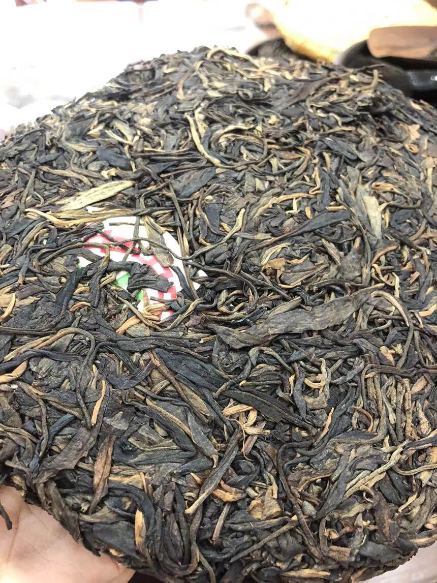 99年中茶艺术字美术体老生茶，老班章底料，茶气足霸气