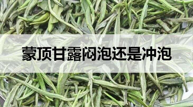 蒙顶甘露适合闷泡还是冲泡？